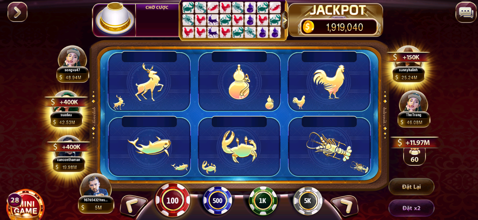 Ảnh chụp màn hình SodoPro: Sảnh game đa dạng